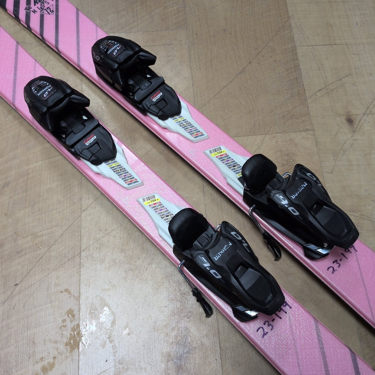 K2 Missy 72 Ski / Marker 7.0 Bindings