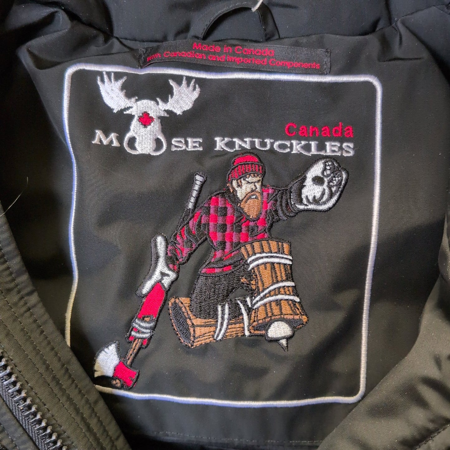 Moose Knuckles Fur Hooded Parka