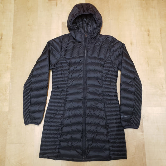 Eddie Bauer Hooded Long Down Jacket