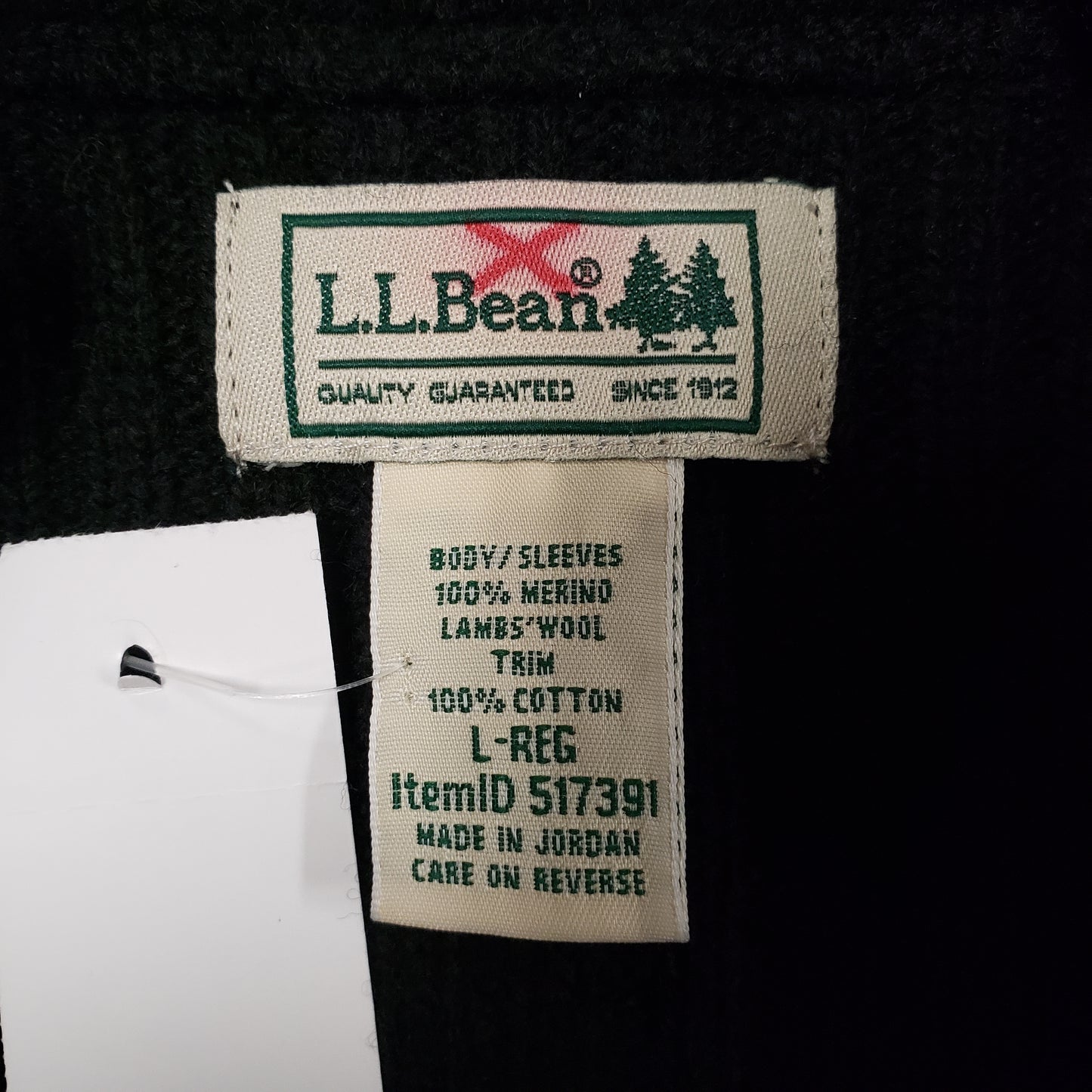 LL Bean Commando Merino Zip Sweater