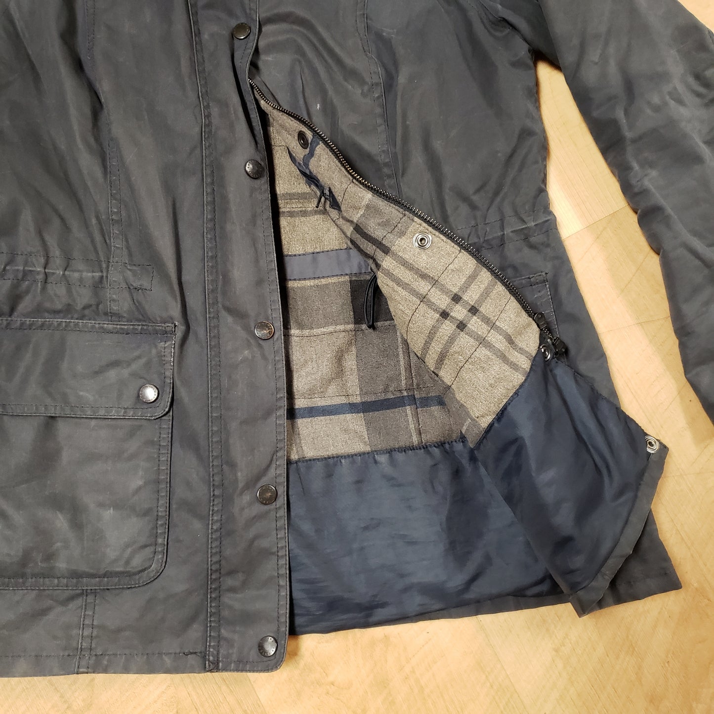 Barbour Waxed Cotton Winter Tartan Jacket