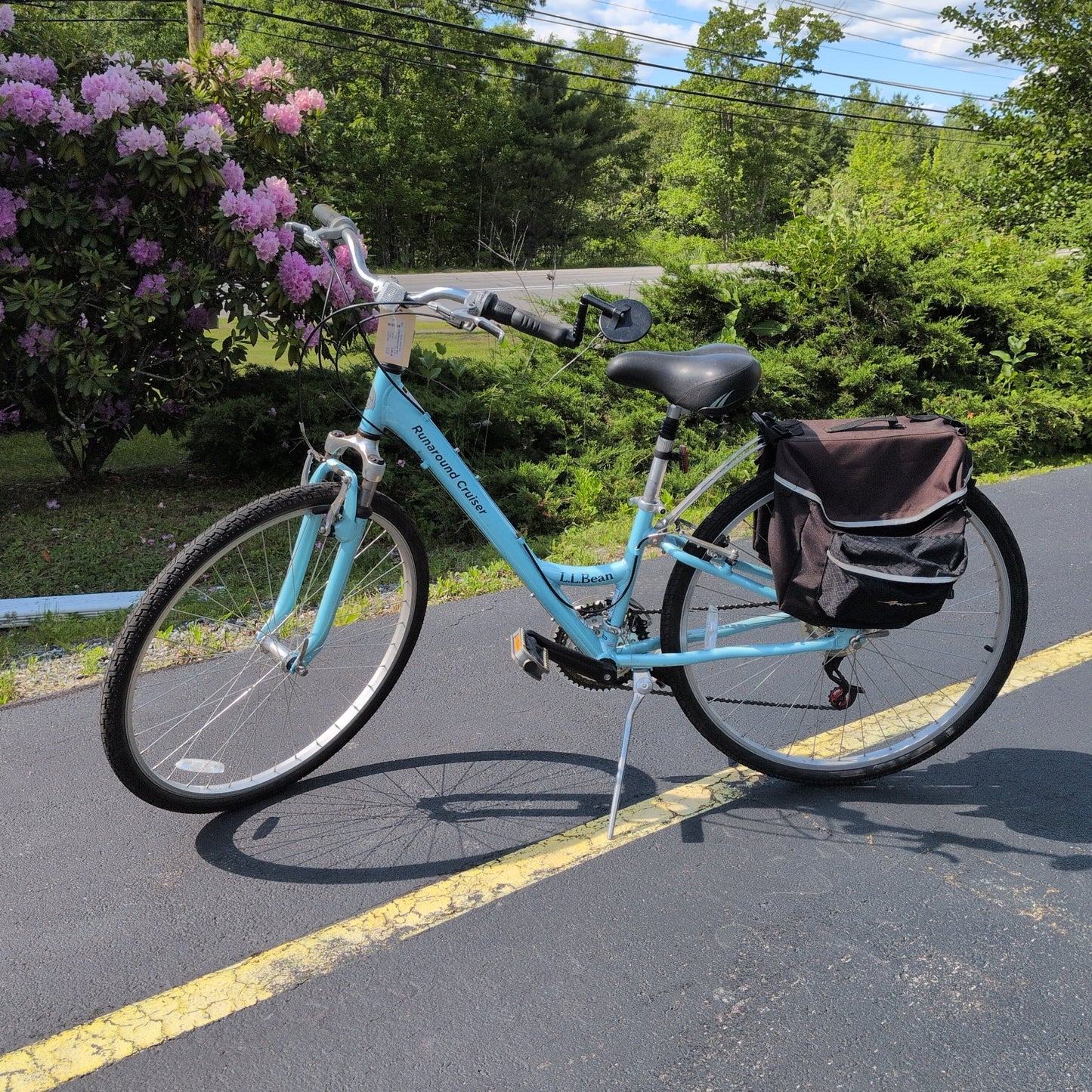 LLBean Runaround Cruiser Bike + Panniers + Bike Lock