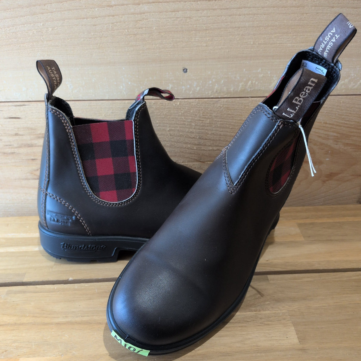 Blundstone x LLBean Buffalo Plaid Chelsea Boots (AU 9)