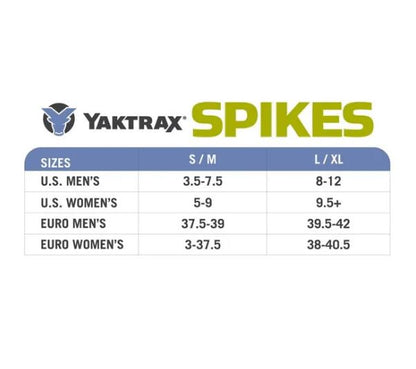 YakTrax Spikes