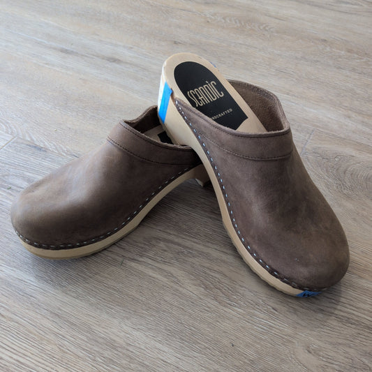 Scandic Dual Stitch Open Back Clog