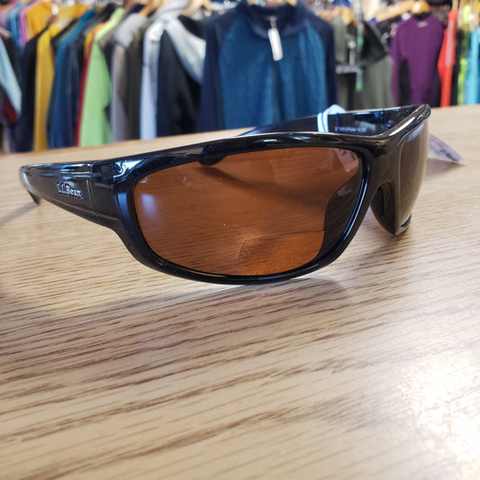 LL Bean Polarized Fishing Bifocal +2 w/case (NEW)