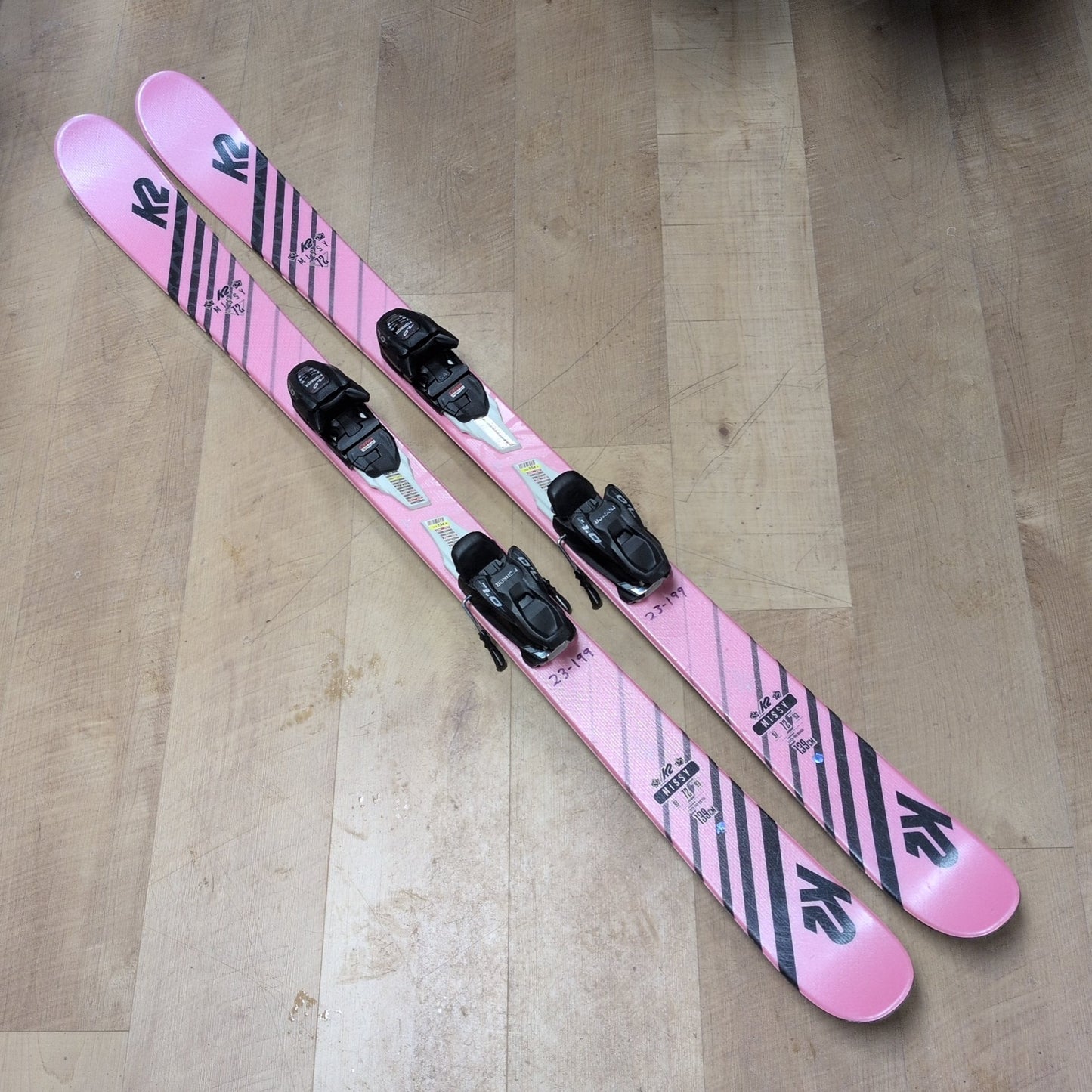K2 Missy 72 Ski / Marker 7.0 Bindings