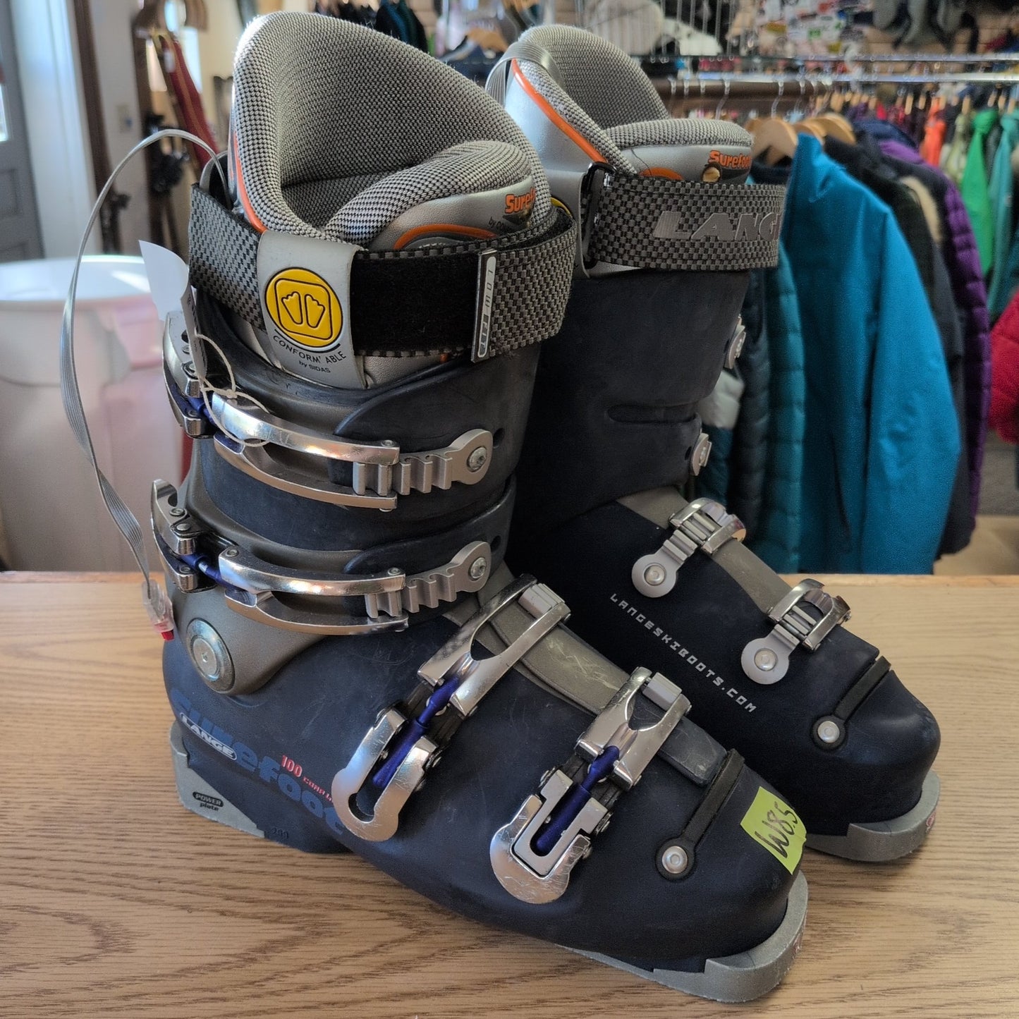 Lange Surefoot 100 Comp LF Alpine Ski Boots w/ Heated Liners