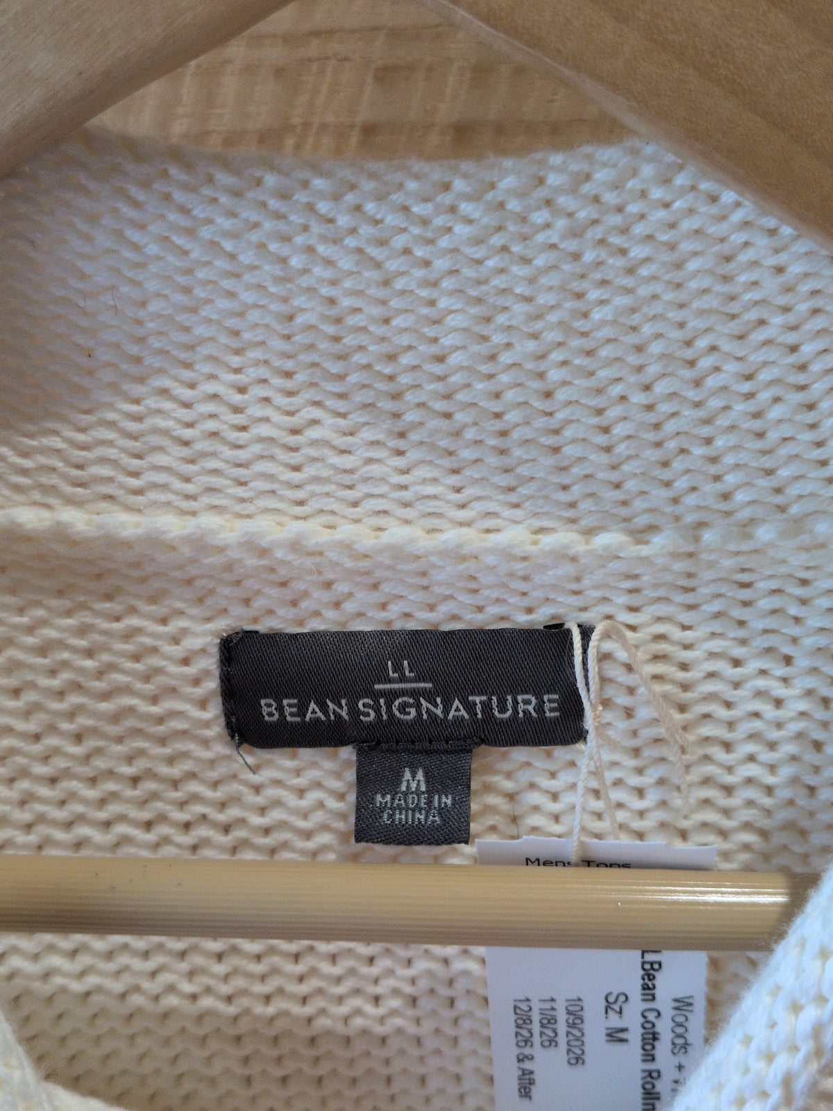 LLBean Cotton Rollneck Sweater