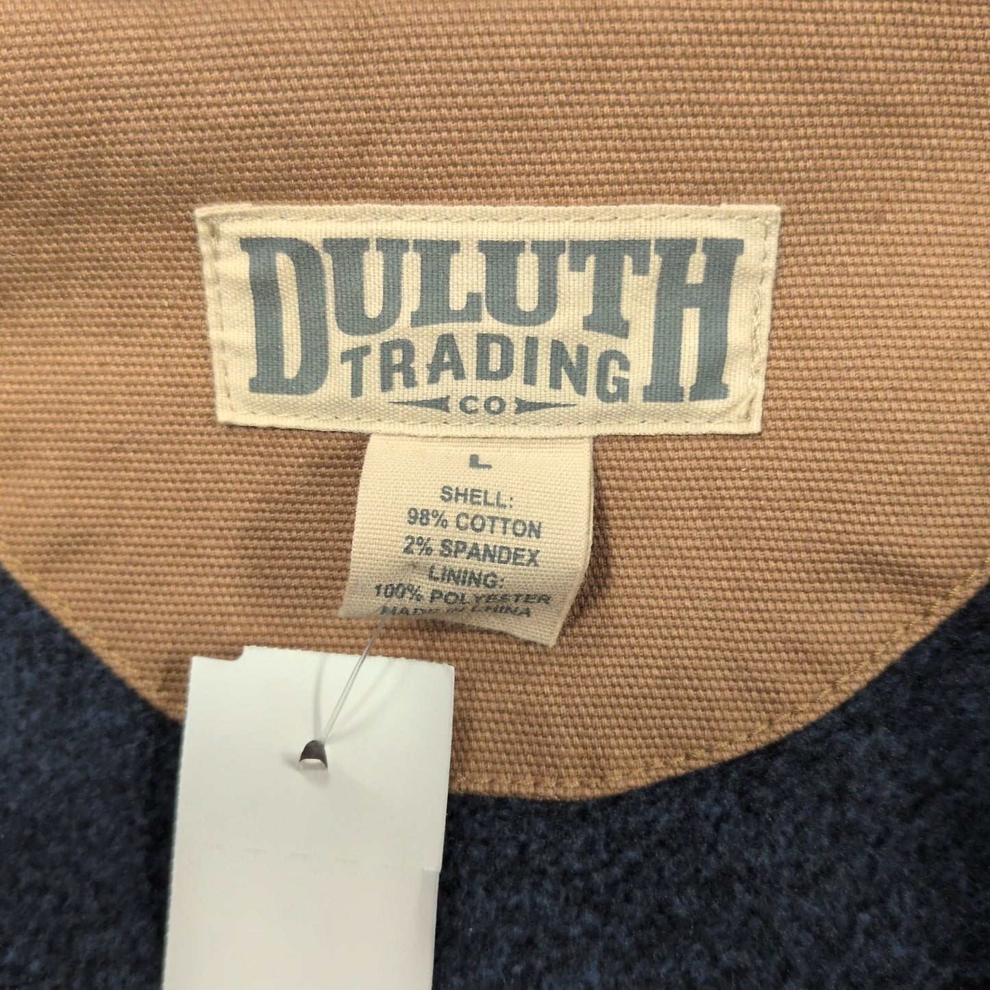 Duluth Fleece Lined Zip Canvas Work Jacket