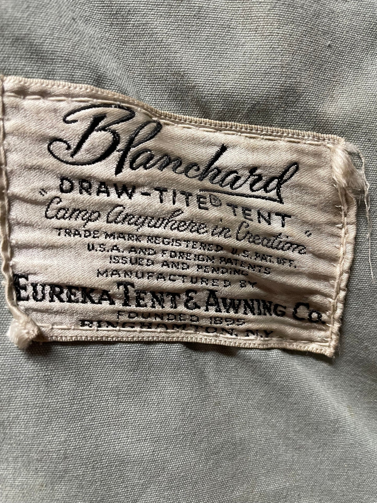 Eureka Vintage Canvas Tent + Fly