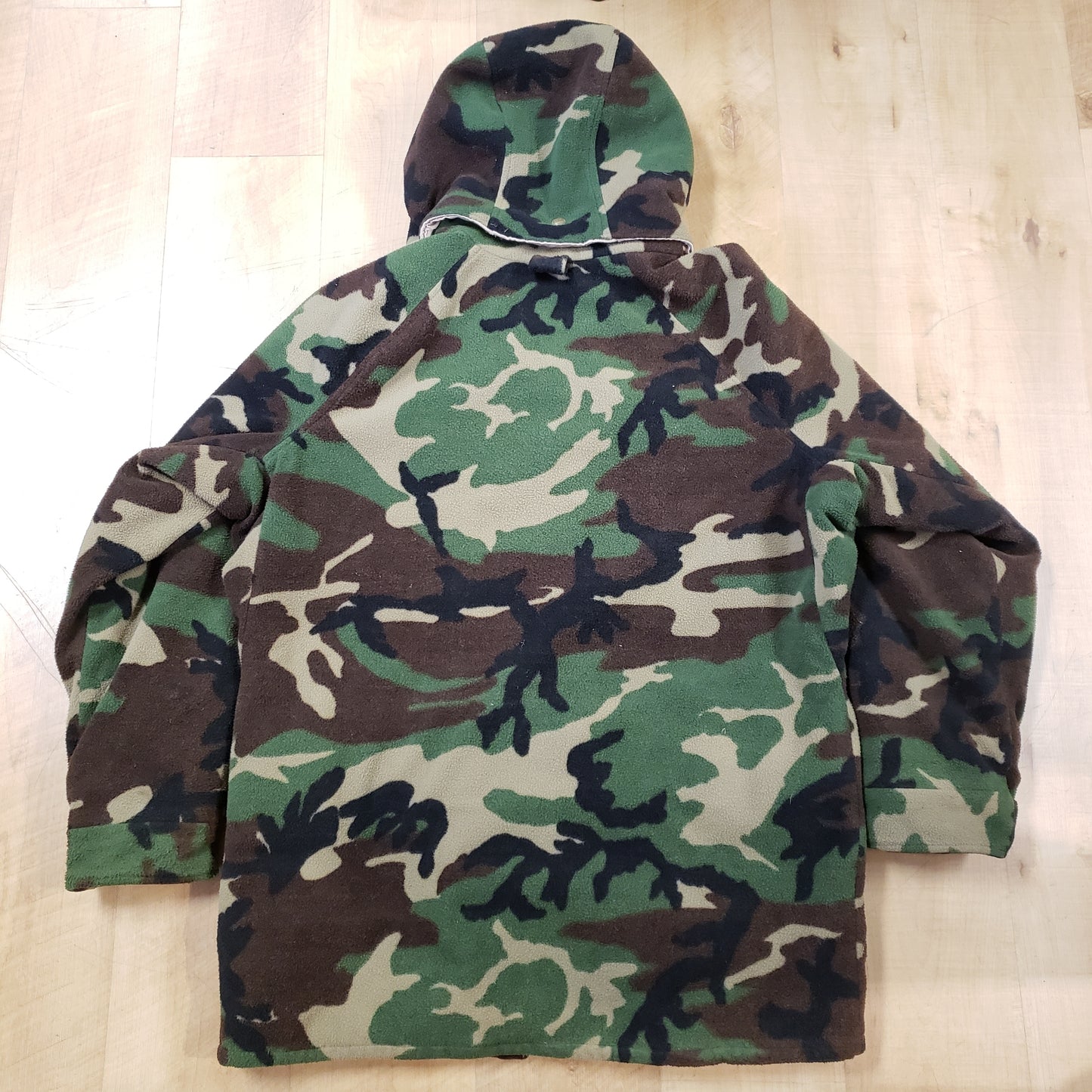 LL Bean Vintage GTX Woodland Camo Hunting Jacket USA Made