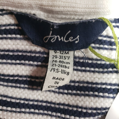 Joules Striped Hoodie Sweater