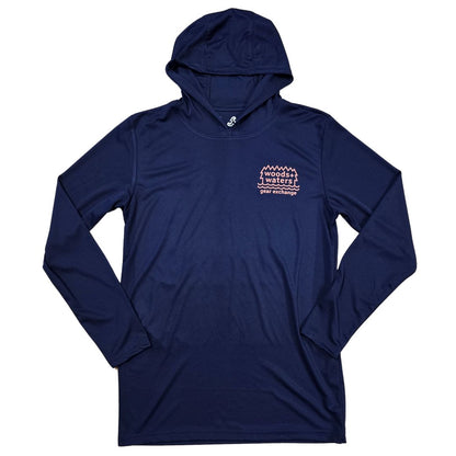 Sea Threads x Woods + Waters Gear Long Sleeve Hooded Sun Shirt