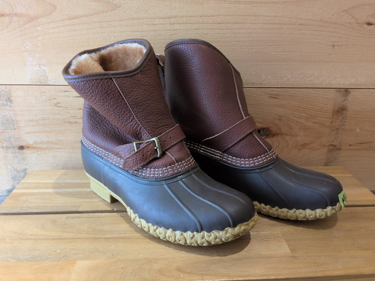 LLBean Shearling Lined Lounger Boot NWT