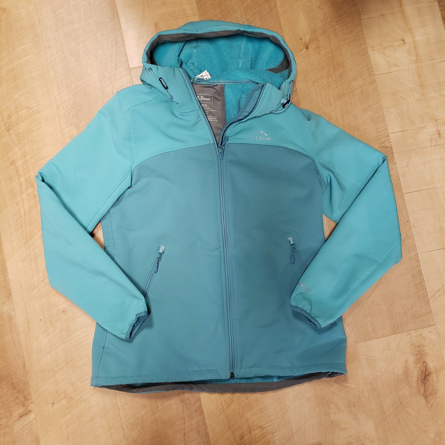 LL Bean Stormfleece Pro Hooded Full Zip Softshell