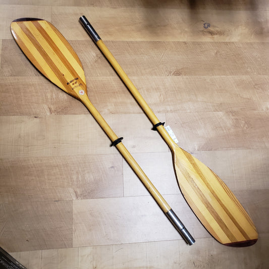 Vintage Aquaterra Whisper Wood Kayak Paddle