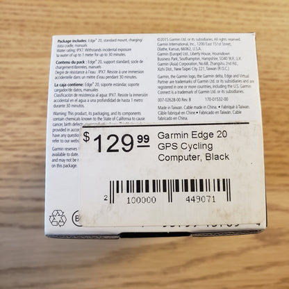 Garmin Edge 20 Bike Computer