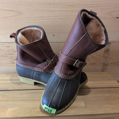 LLBean Shearling Lined Lounger Boot NWT