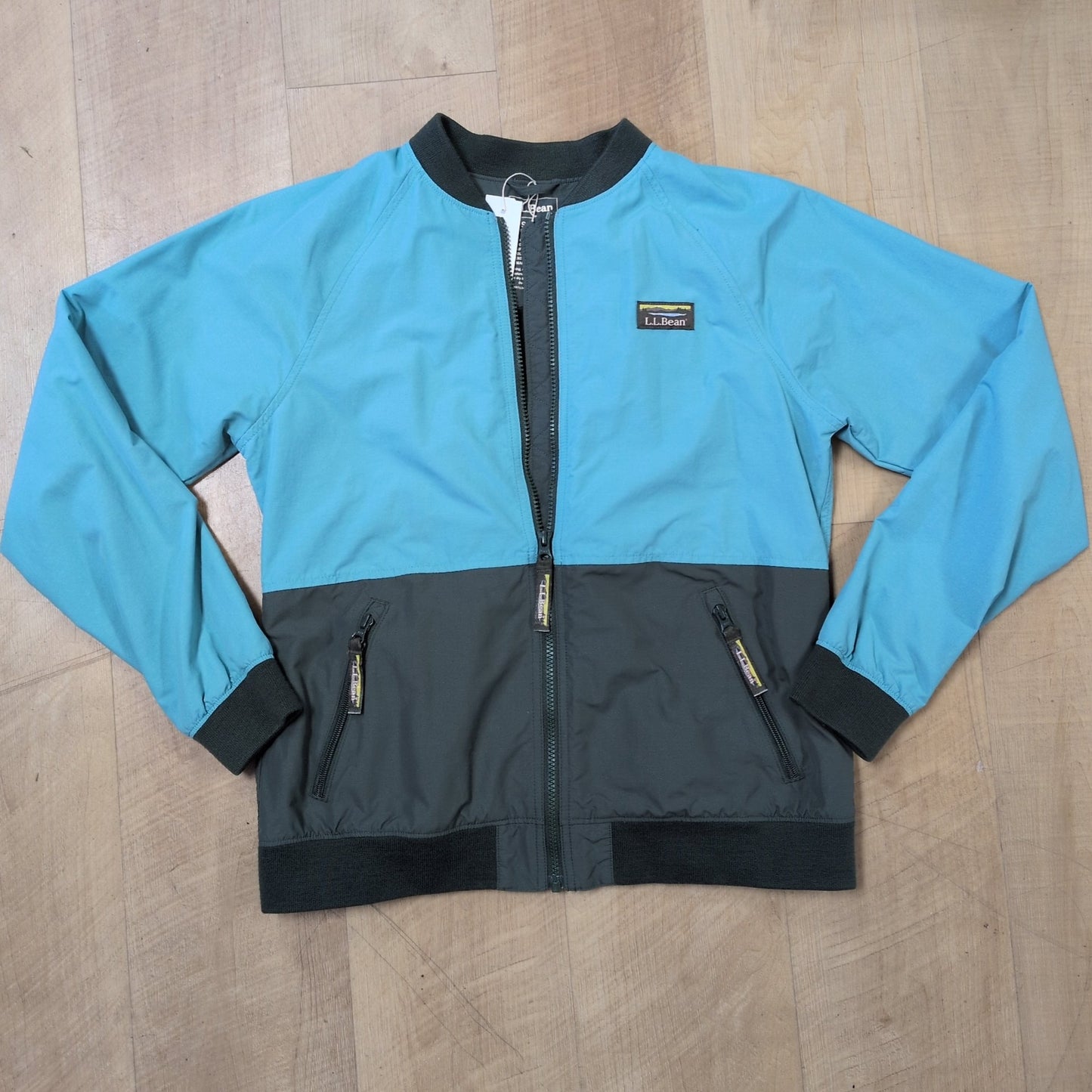 LLBean Colorblock Bomber Jacket