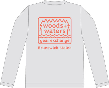 Sea Threads x Woods + Waters Gear Long Sleeve Hooded Sun Shirt