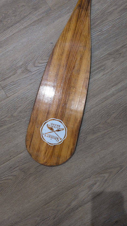 Smoker's Wooden Canoe Paddle
