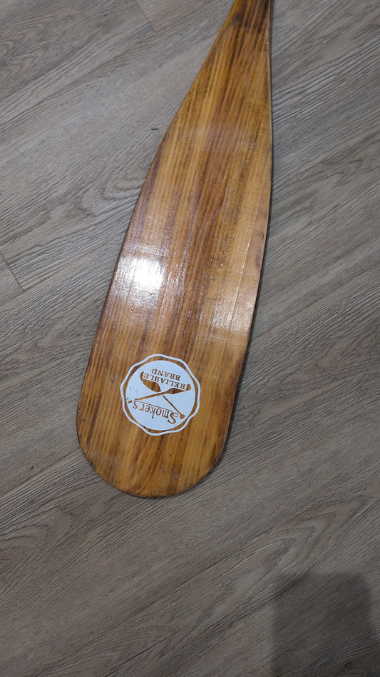 Smoker's Wooden Canoe Paddle