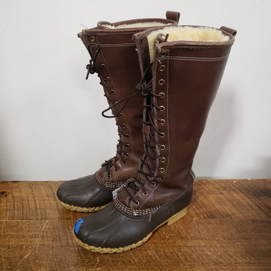 LLBean Shearling Lined Tall Bean Boot