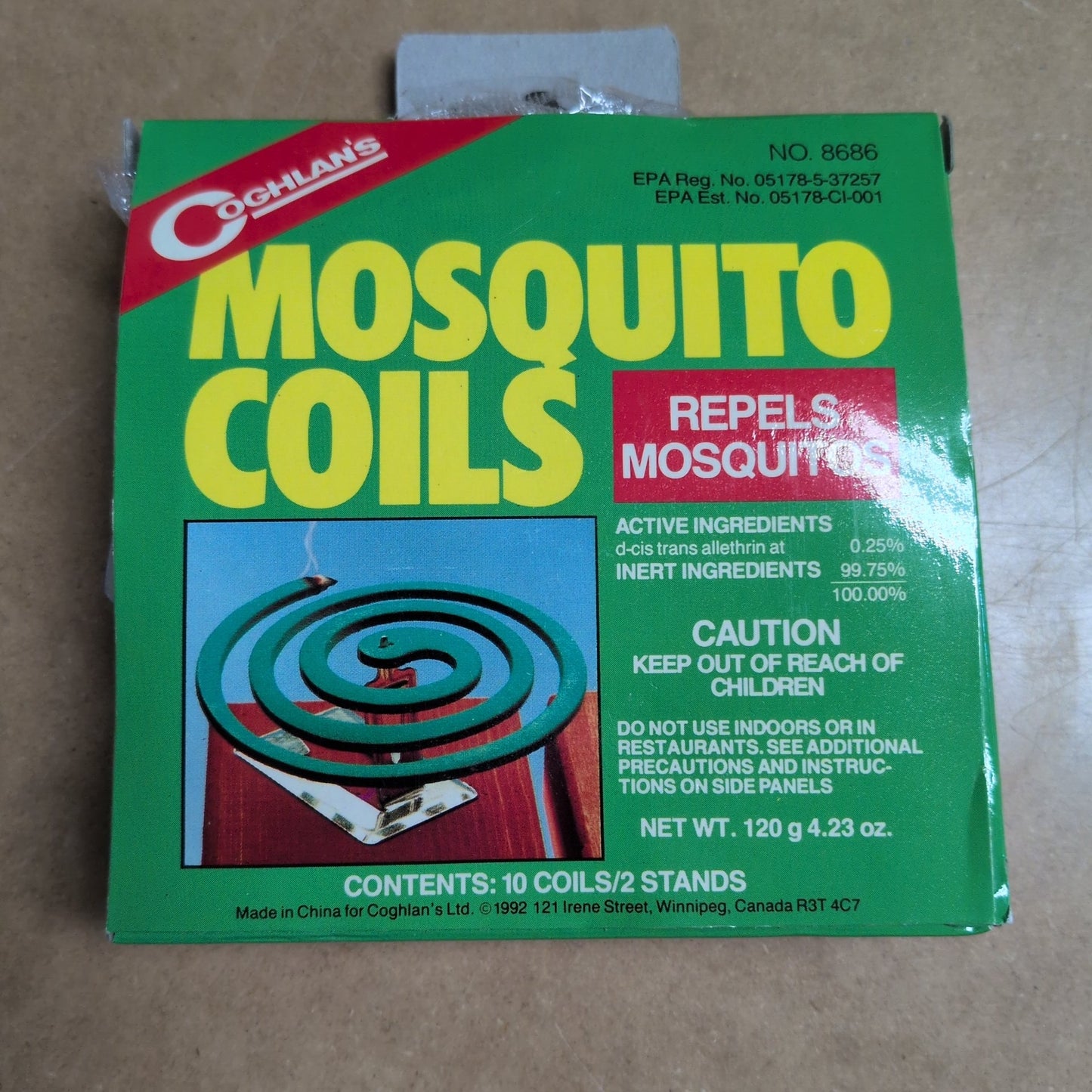 Coghlan's Mosquito Coils NEW