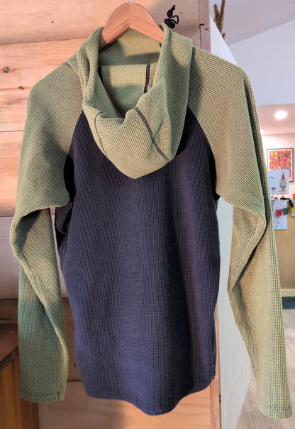 Melanzana Hooded Fleece Long Sleeve