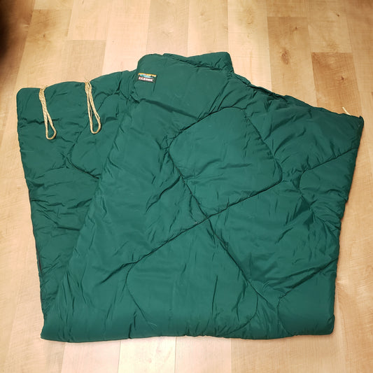 LL Bean Flannel Lined Sleep Bag