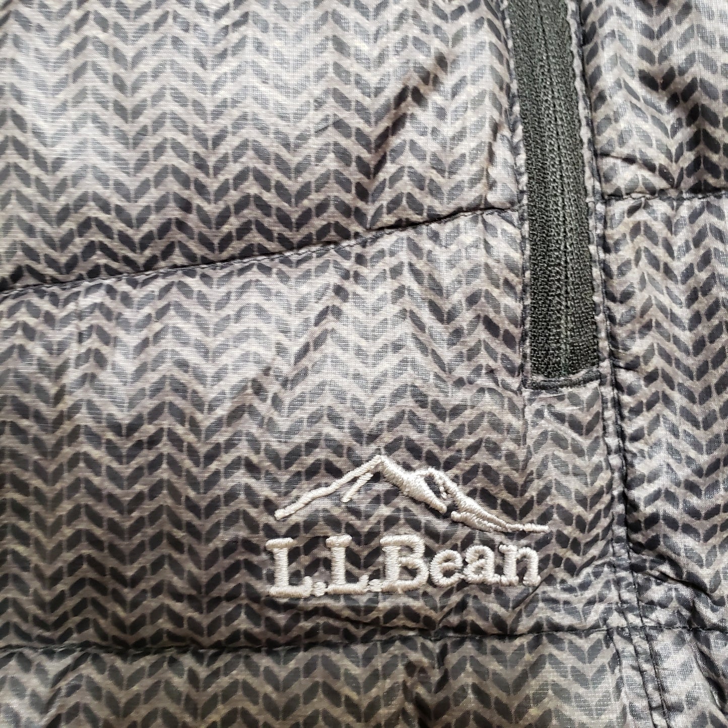 LL Bean Down Printed Jacket