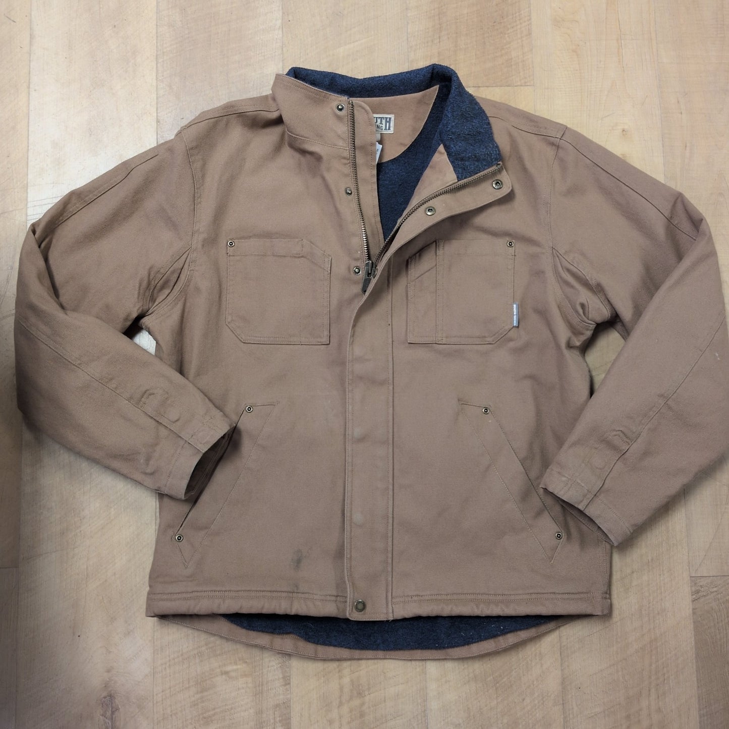 Duluth Fleece Lined Zip Canvas Work Jacket