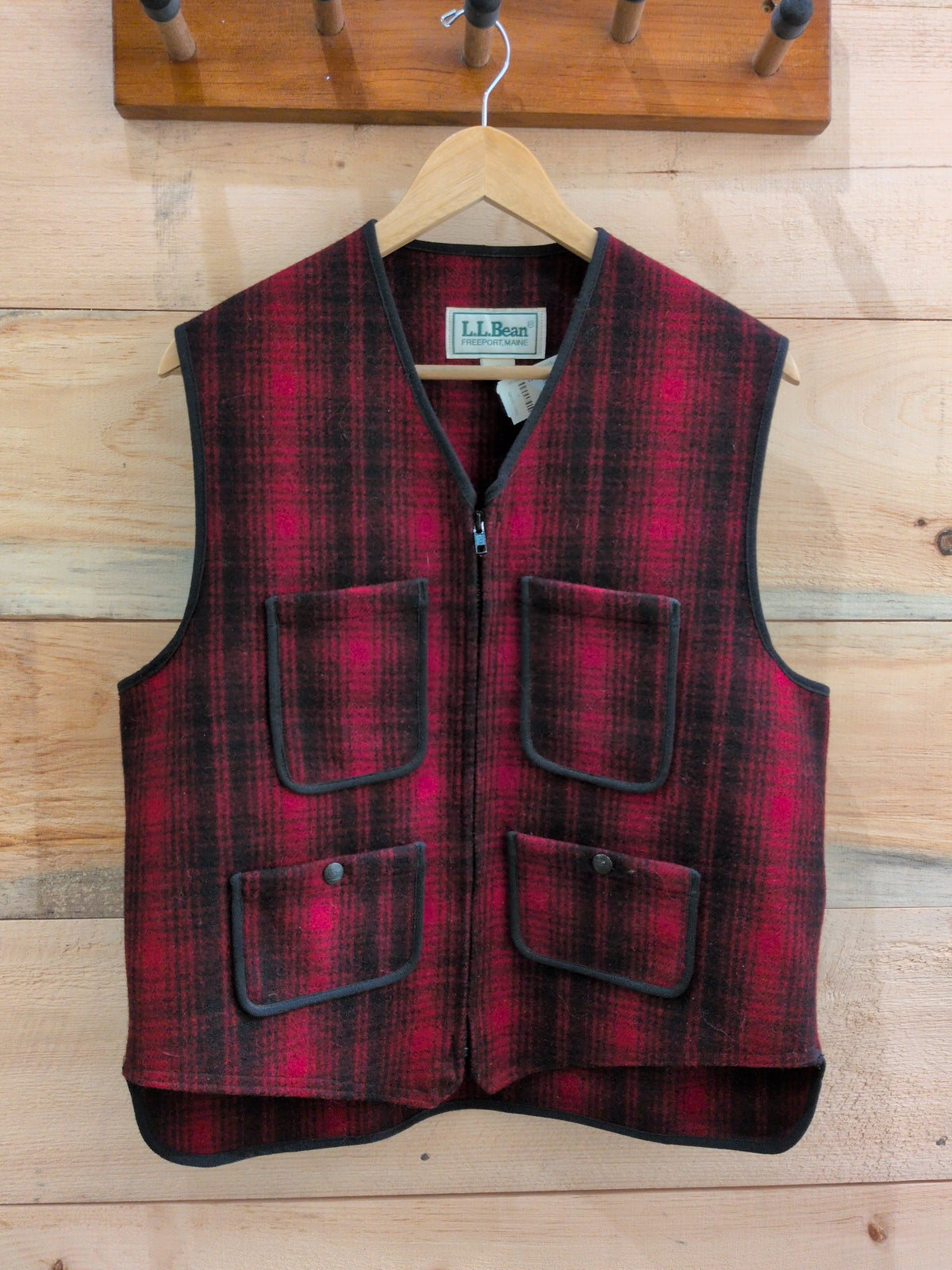 LLBean Vintage Wool Hunting Vest