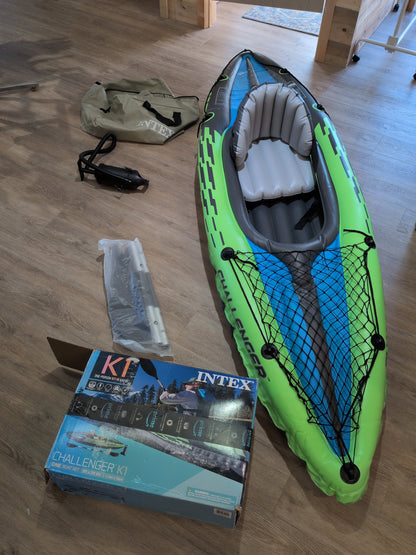 Intex Challenger K1 Inflatable Kayak NEW