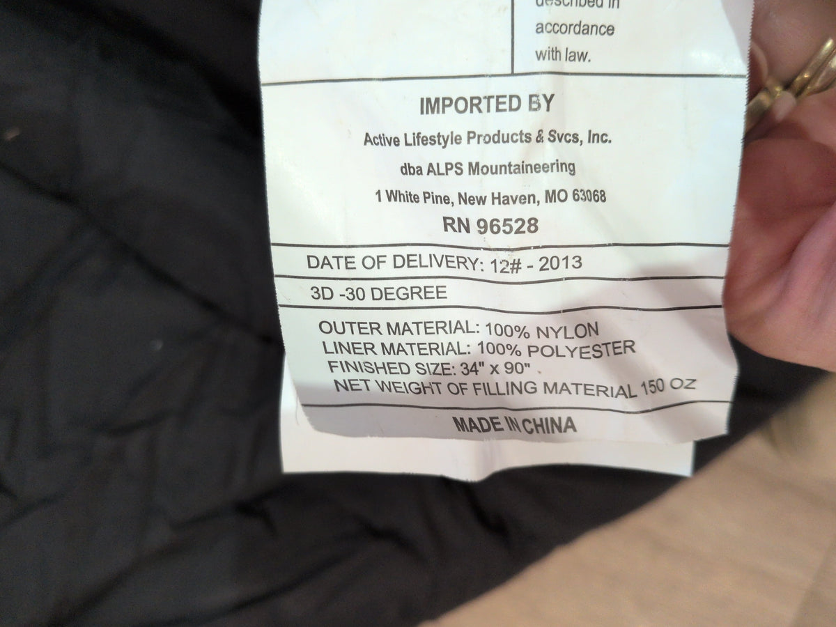 Cabela's 3D Sleeping Bag