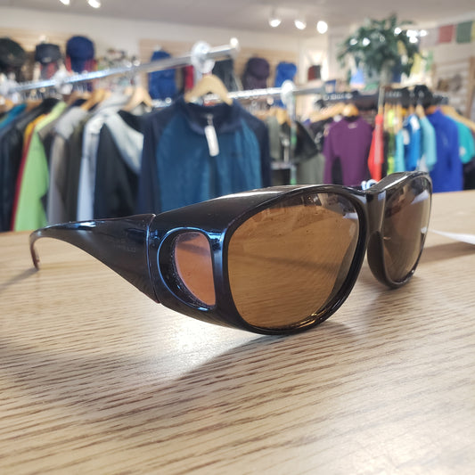 Solar Shield Fits Over Polarized Sunglasses* w/case