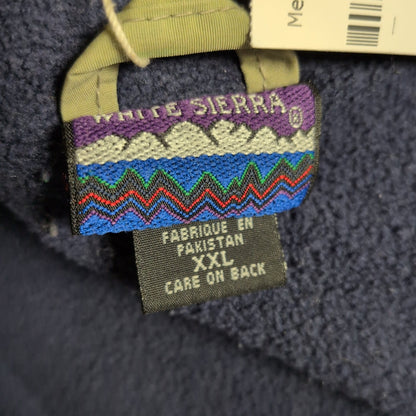 White Sierra Fleece Lined Nylon Jacket