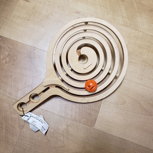 Wooden Spiral Ball Game