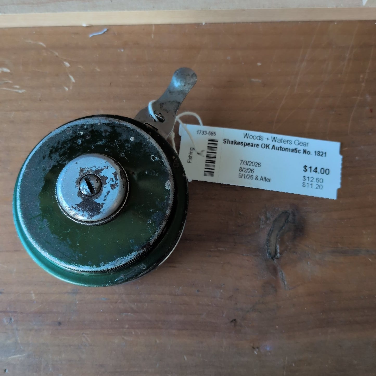 Shakespeare OK Automatic No. 1821 Reel