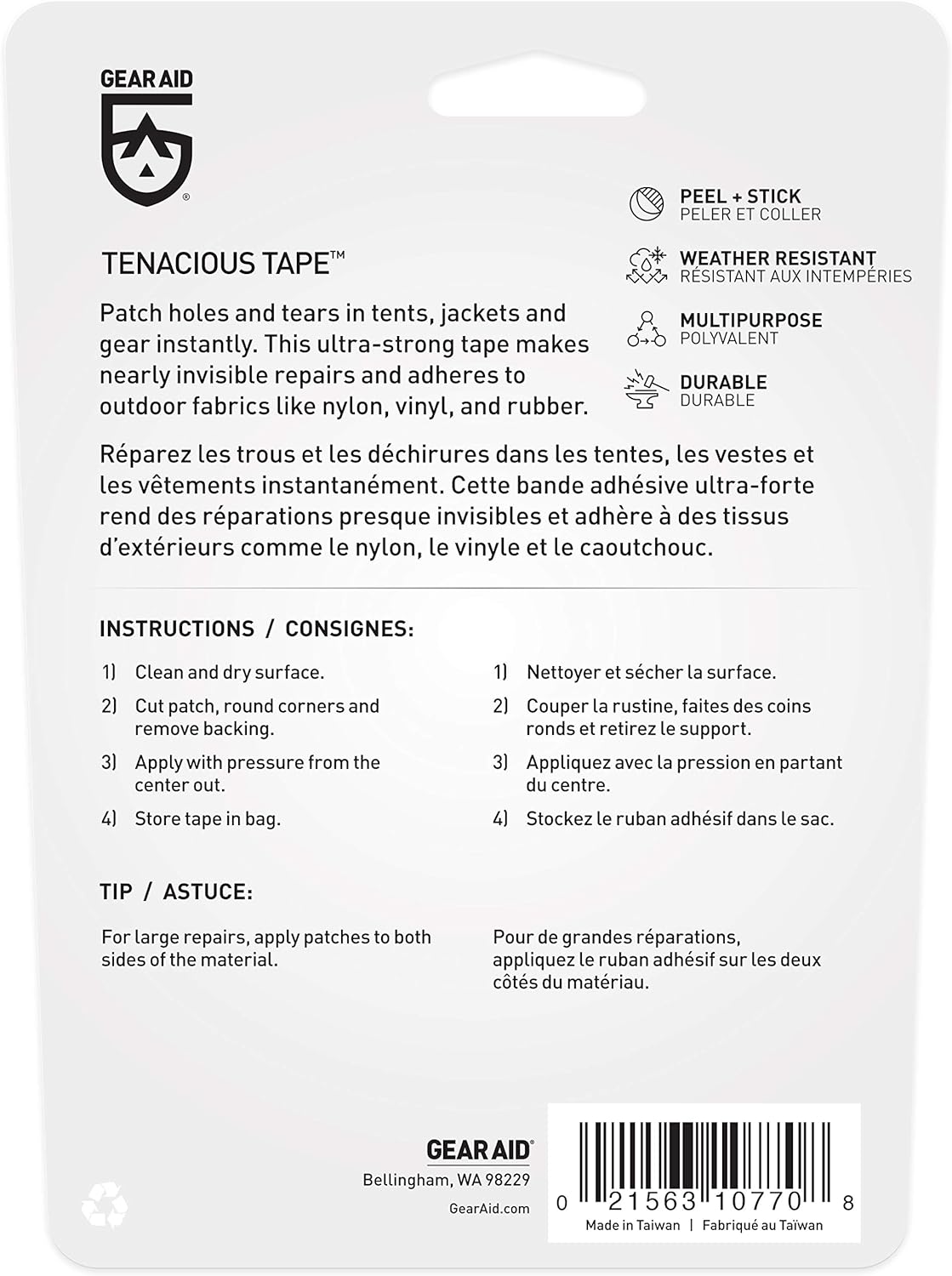 Tenacious Tape Repair Tape Roll