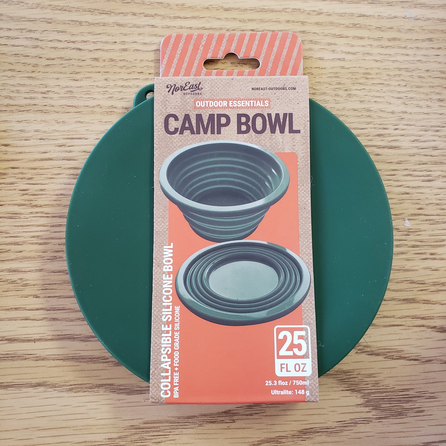 Collapsible Silicone Camp Bowl