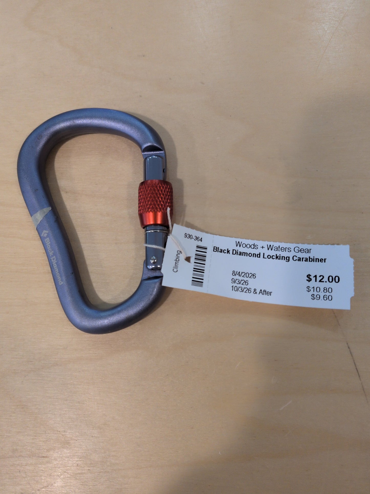 Black Diamond Locking Carabiner