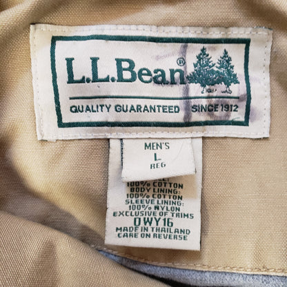 LL Bean Cotton Lined Barn Coat