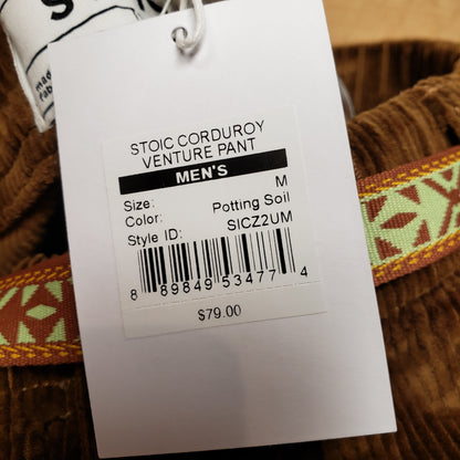 Stoic Venture Corduroy Pants NEW