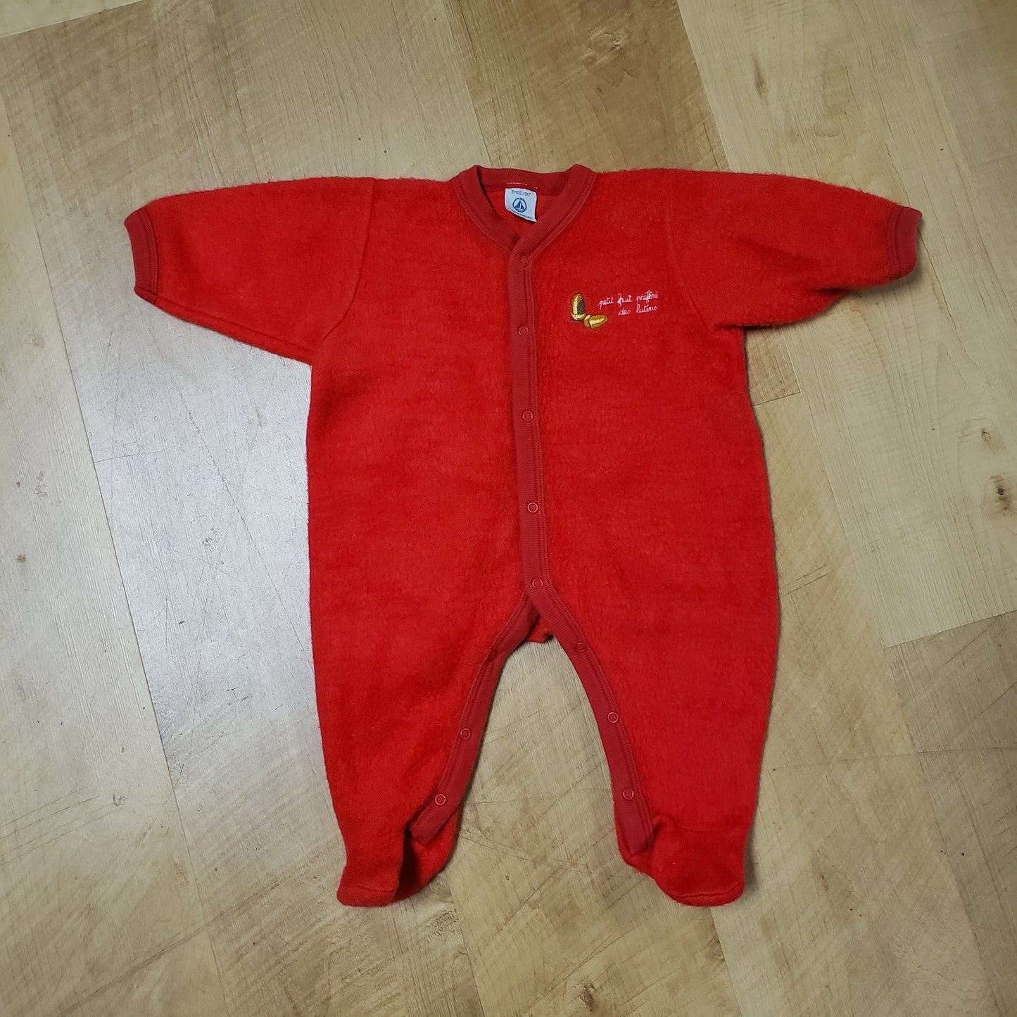 Petit Bateau Fleece Onesie