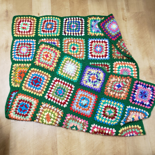 Granny Square Afghan