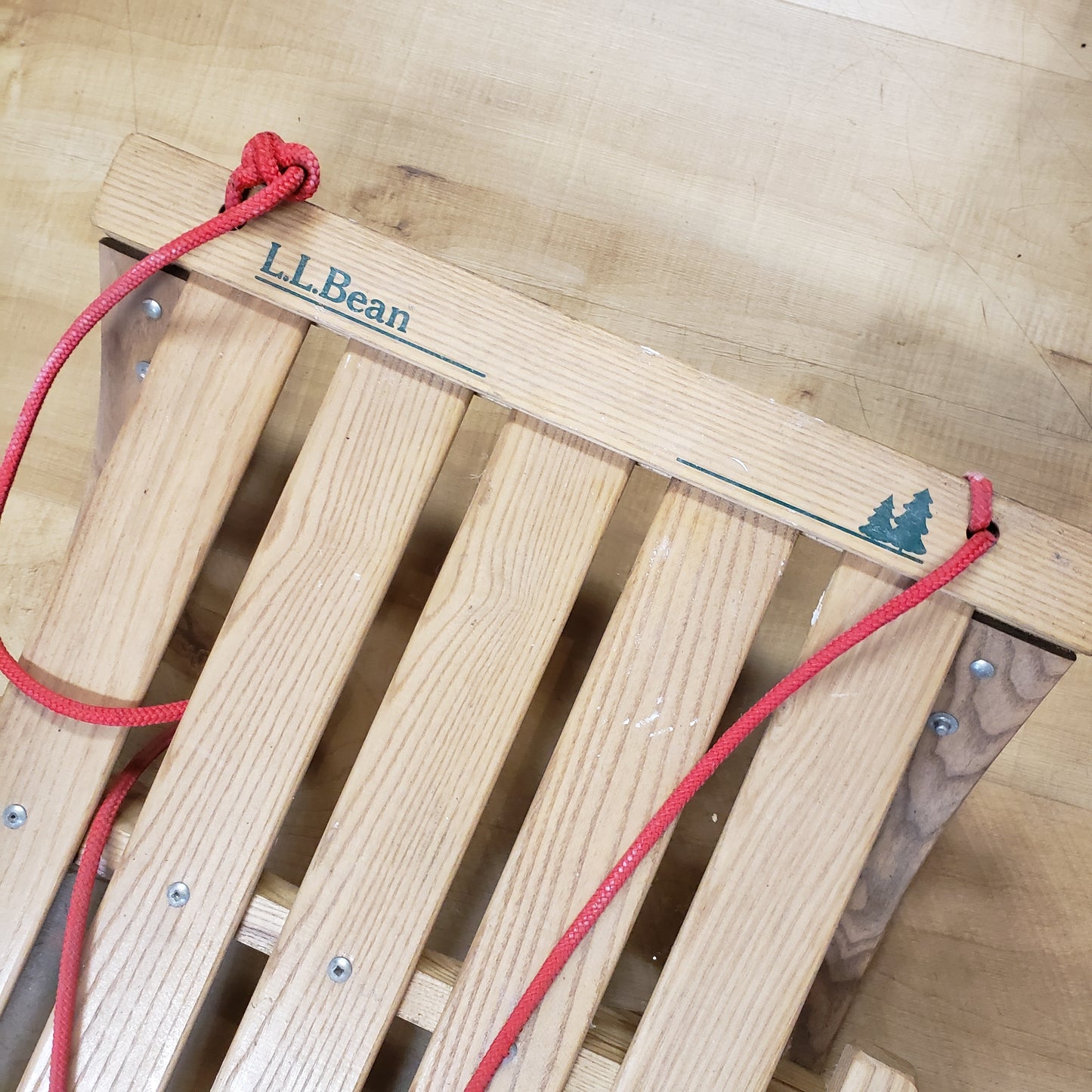 LL Bean Pull Sled w/Push Handle