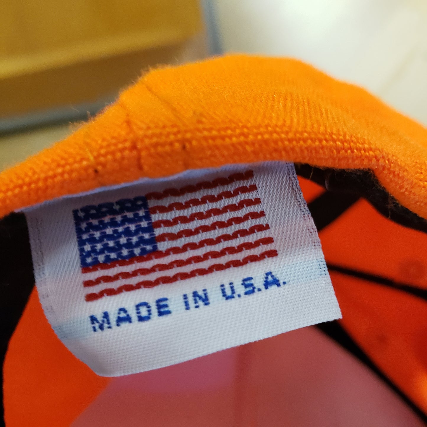 USA Made Blaze Orange Hat