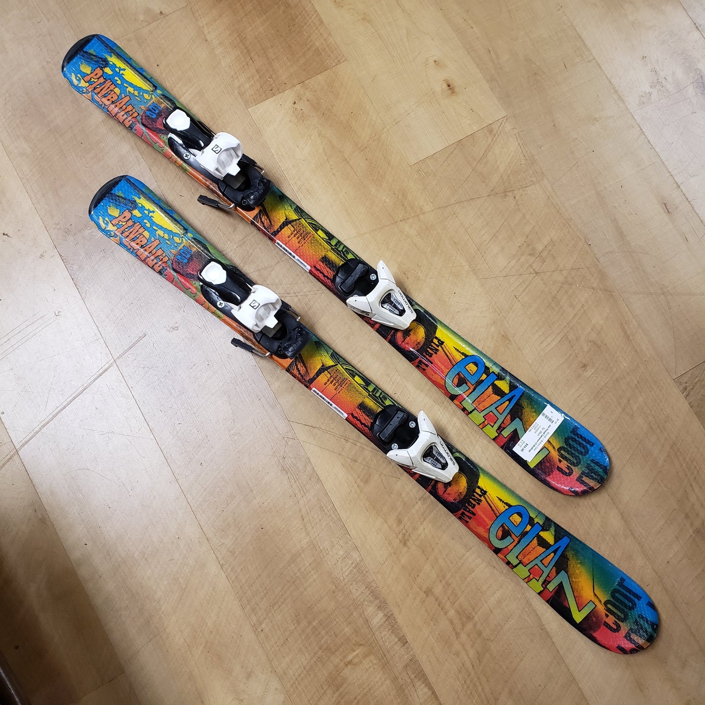 elan Pinball Skis w/ Salomon C5 Bindings